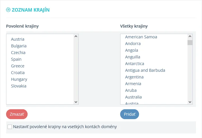 GeoIP ochrana e-mailov&eacute;ho konta