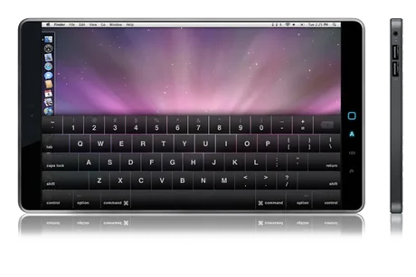 náčrt: Apple netbook