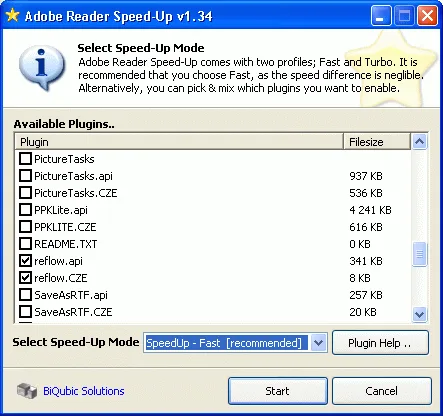Adobe Reader Speed-Up