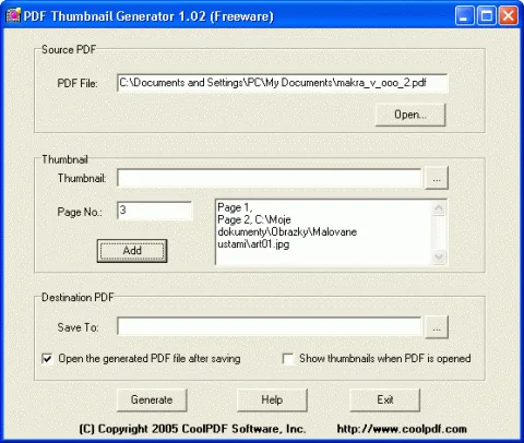 PDF Thumbnail Generator