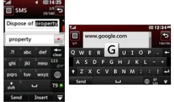LG KP500 Cookie Qwerty klavesnica
