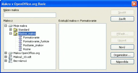 Makra v OpenOffice.org Basic