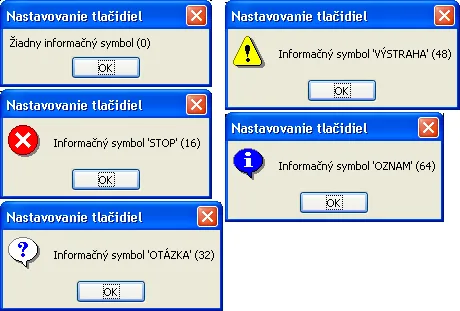 Nastavenie tlacidiel