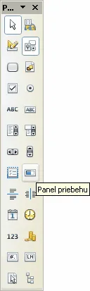 V&yacute;ber panelu priebehu počas defin&iacute;cie dial&oacute;gu