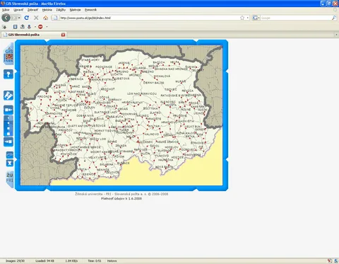 Mapa BB kraja