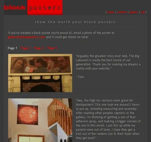 blockposters - gal&eacute;ria