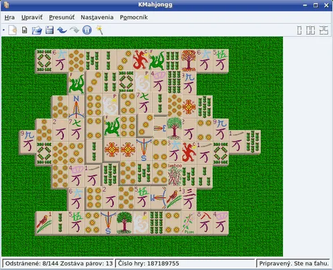KMahjongg verzia 2.