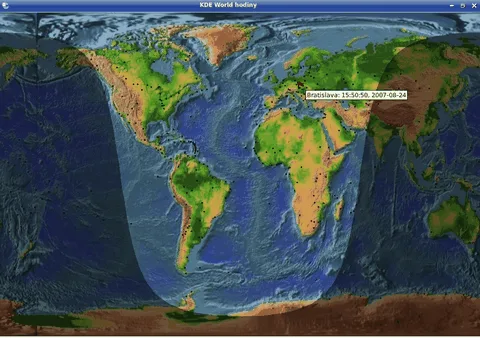 KDE World Time
