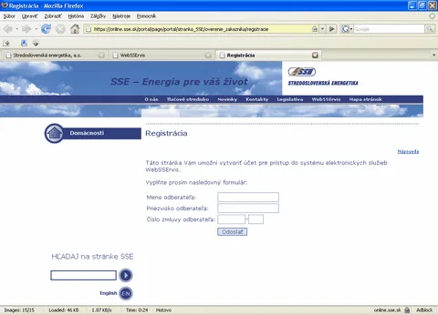 Registrácia