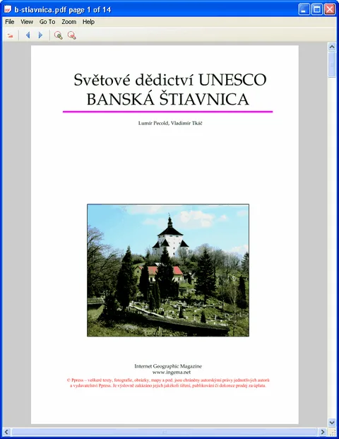 Klasické prezeranie PDF súboru