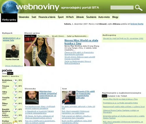 Webnoviny