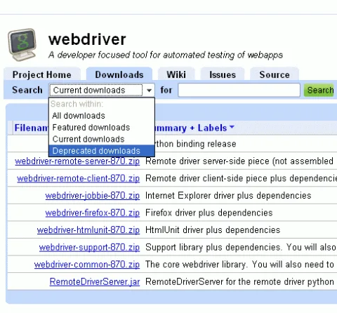 webdriver-download