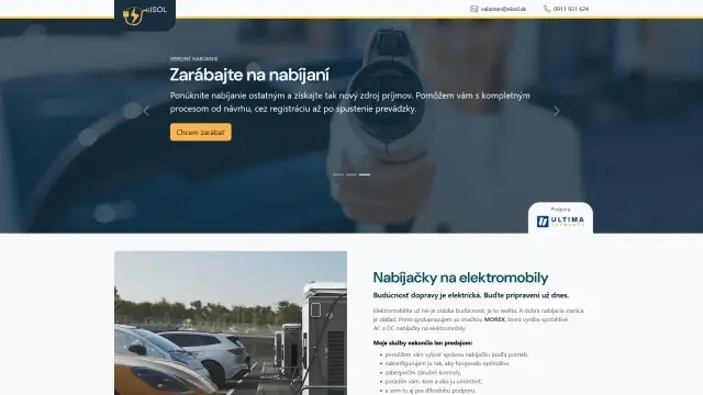Webstránka Eisol.sk