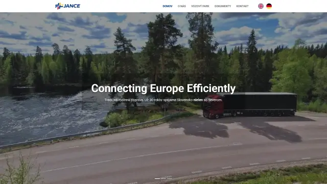 Webstránka Jance.sk