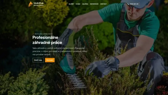 Webstránka VlcikZP.sk